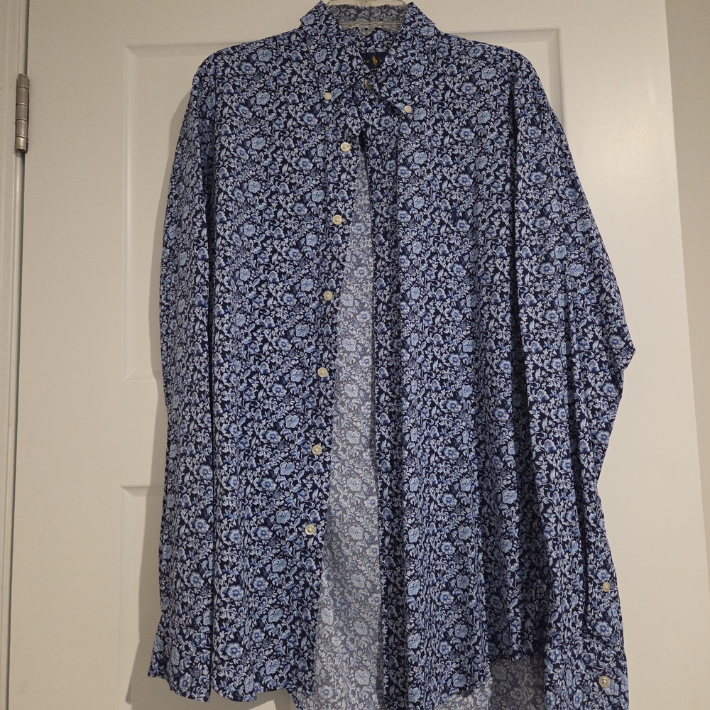 Ralph Lauren Navy Floral Shirt